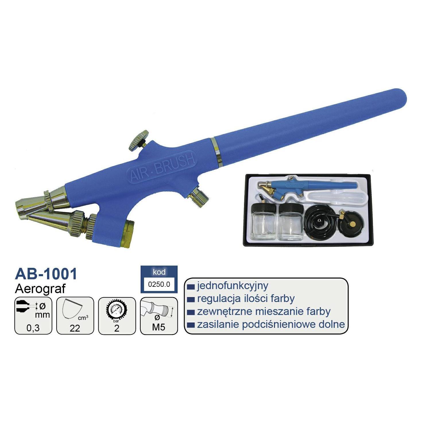 Adler AEROGRAF 0,3mm AB-1001 (35615110)