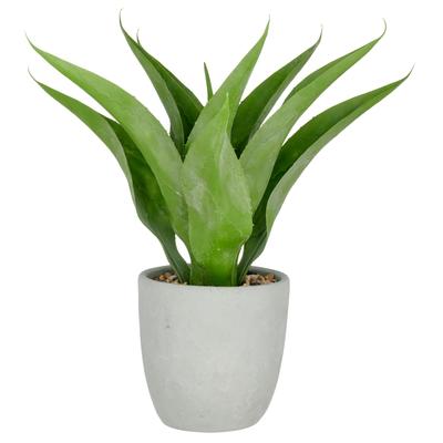 Kunstpflanze CREATIV GREEN "Agave", grün, H:55cm, Kunststoff, Kunstpflanzen, Kunstpflanze, mit 13 Agavenblättern