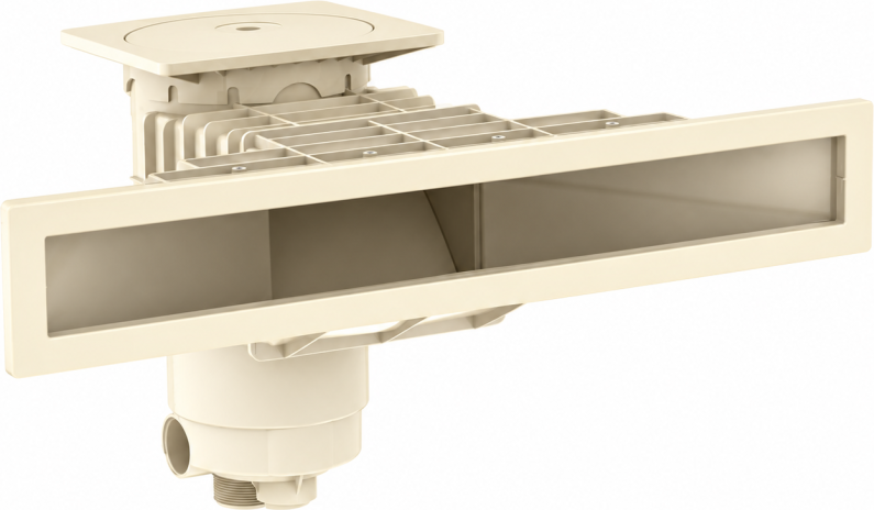 Skimmer miroir Weltico A800 Design Full Color – Béton/Liner