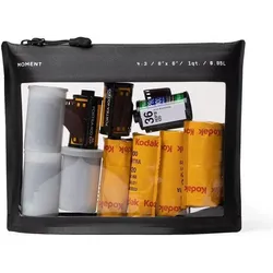 Moment Reusable Travel Film Pouch - Small Black (Objektivtasche, 1 l), Kameratasche, Schwarz