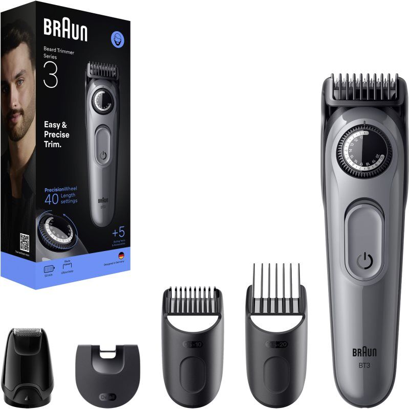 Braun Series 3 BT3560 tondeuse barbe dotée de 5 outils de stylisation 1 pcs