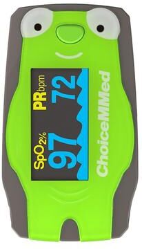 Concord Health Supply Pediatric Fingertip Pulse Oximeter: Green Frog