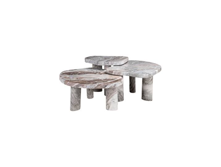 Design Couchtisch „Camino Set“ Beige Richmond Interiors