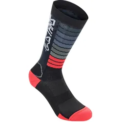 Alpinestars, Herren, Sportsocken, Drop Socks 22 (S), Rot, Schwarz
