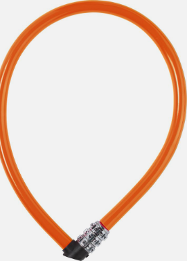 Abus 3406c/55 Kabellås Med Kode - Orange