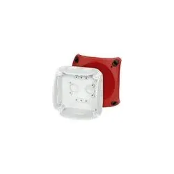 Hensel 62000035 Kabelabzweigkasten bis 2,5 qmm ohne Klemme, mit rotem Deckel DK 0200 R  - 5 Stück