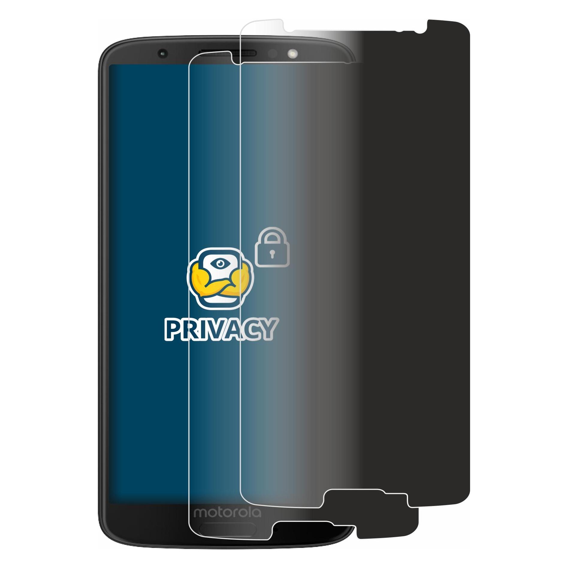 Brotect Sichtschutzfolie Anti-Spy Privacy Folie Blaulicht-Schutz (Motorola Moto G6) (4333080)