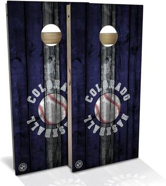 Skip's Garage Colorado Baseball Outdoor Cornhole Board Set