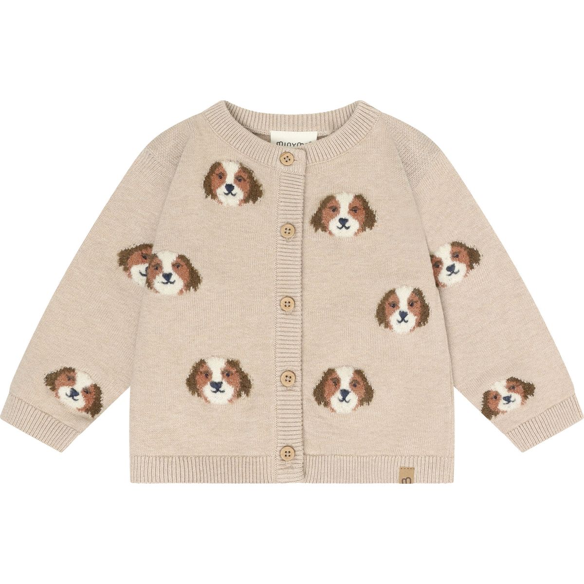 Minymo Cardigan Knit beige melange (2055) 62 114423-2055-62