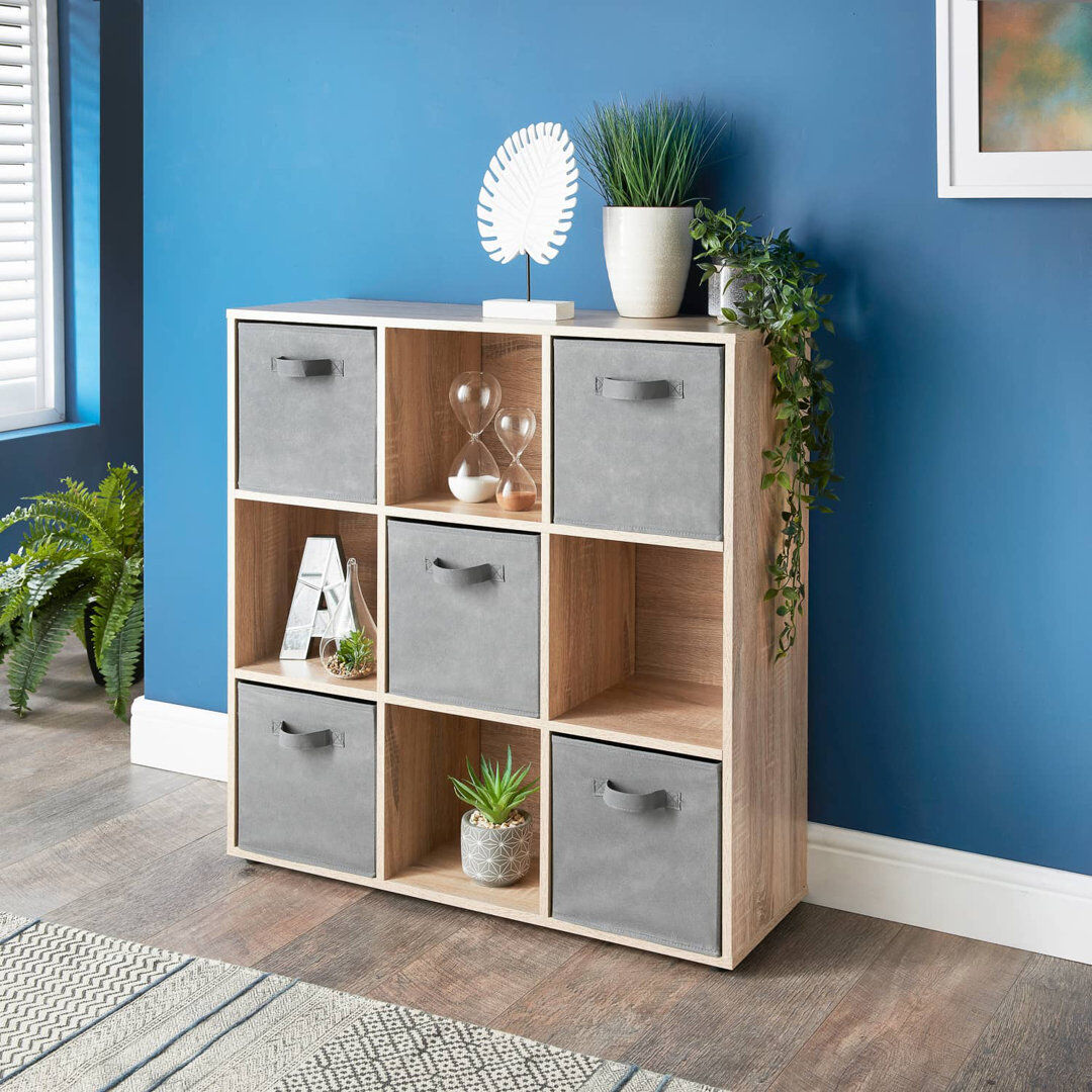 Ebern Designs Doniel 89 cm H x 89 cm W Cube Bookcase 89cm H X 89cm W X 28.3cm D