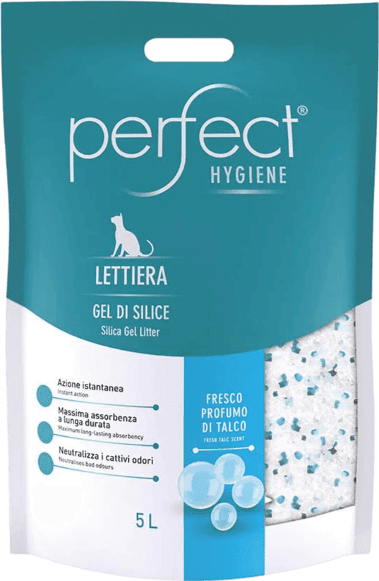 Kit Risparmio 6x5L Perfect Lettiera Gatto Silicio TALCO