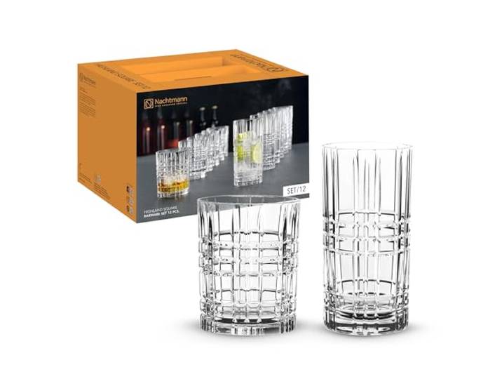 Nachtmann Highland Vierkante glazenset