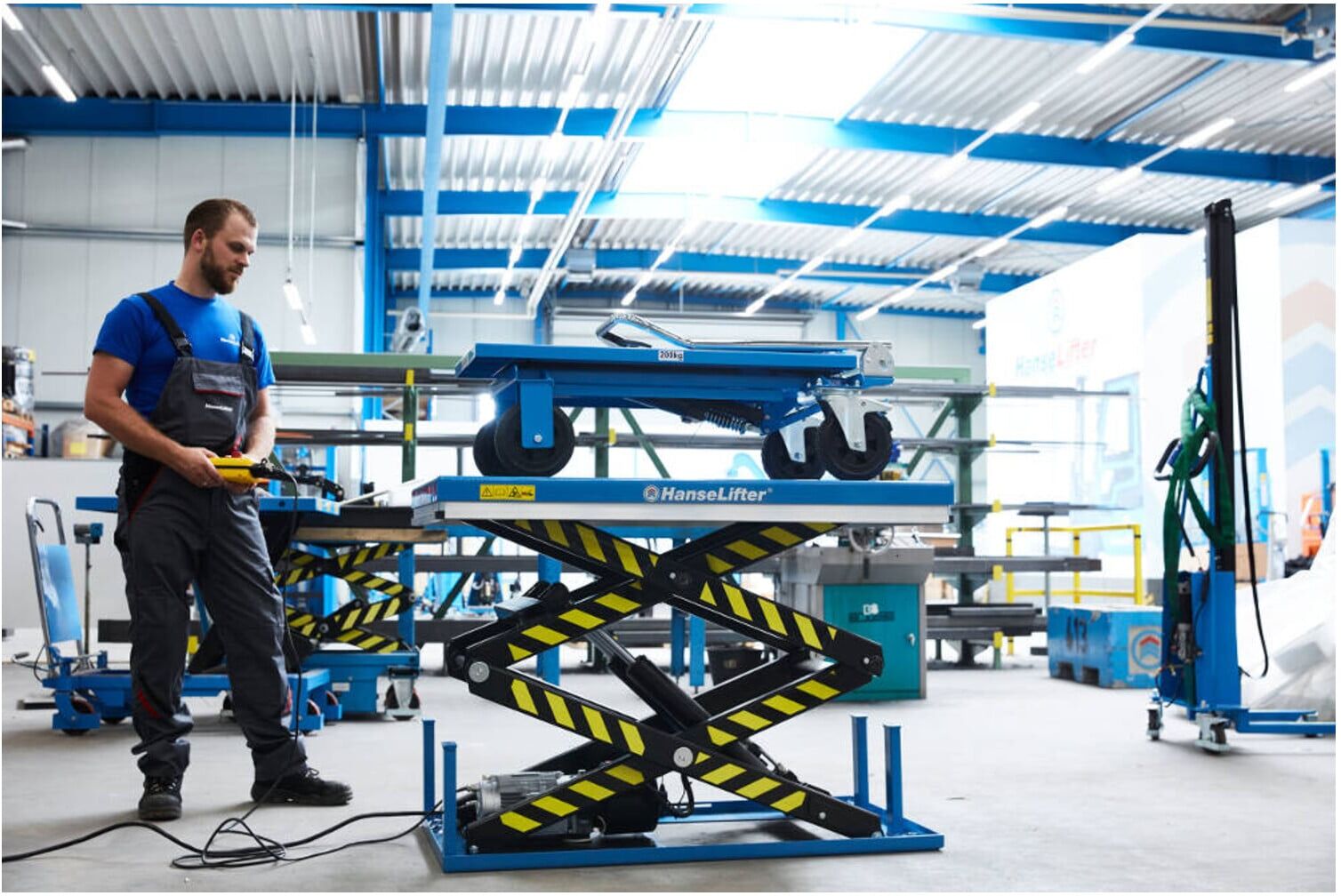 HanseLifter Hubtisch mit Doppelschere, Tragf.: 1.000 kg, max. Hub: 1.780 mm, Typ: DSHT1t (GE0022916)
