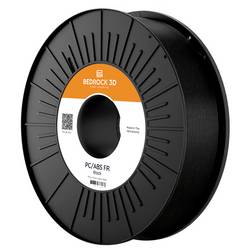 BEDROCK 3D PC-4718a075 PC/ABS FR Black 1.75 mm 750 g Filament PC-ABS 1.75 mm 750 g Schwarz 1 St.