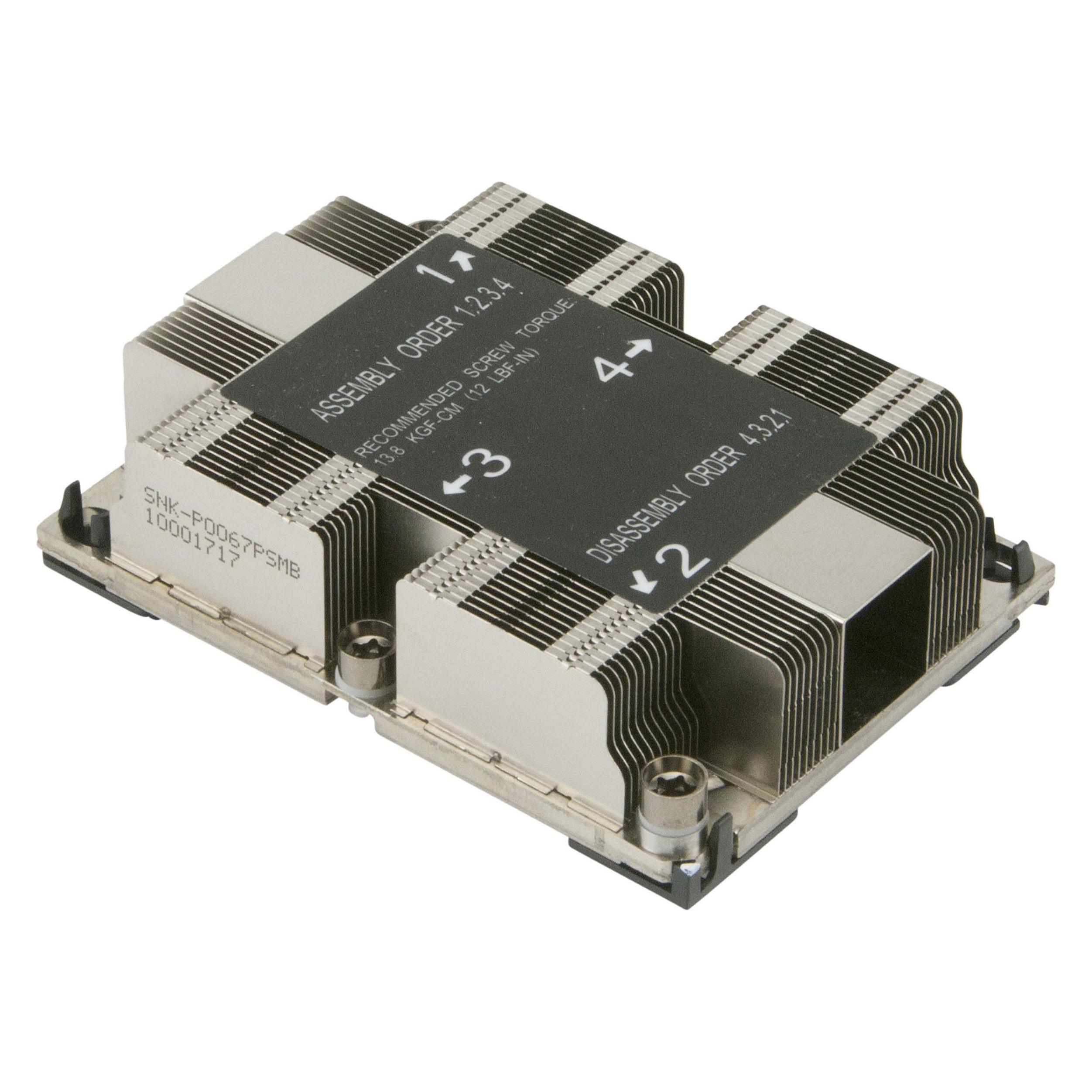 Supermicro SNK-P0067PSMB: CPU Kühler 1HE (25.50 mm) (SNK-P0067PSMB)