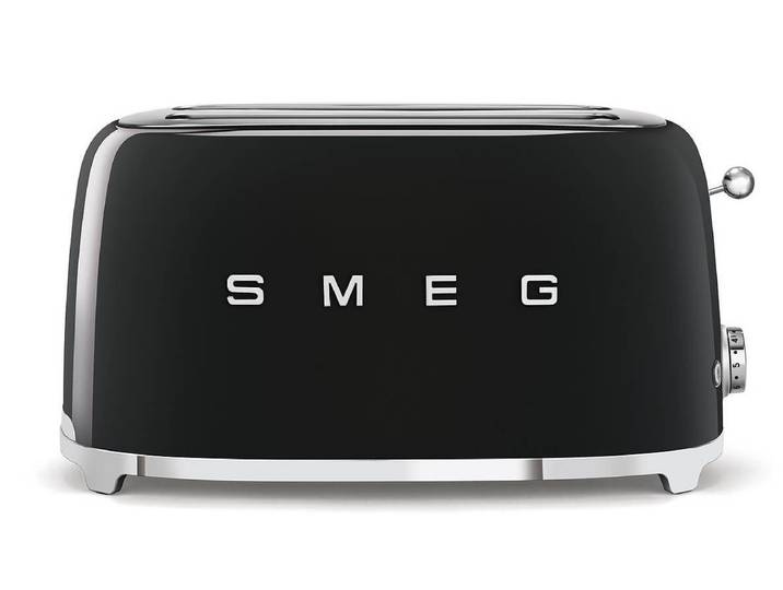 SMEG 50 s Retro Style Langschlitztoaster 2 Scheiben schwarz'