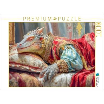 CALVENDO Puzzle Drachen | 1000 Teile Lege-Größe 64x48cm Foto-Puzzle für glückliche Stunden