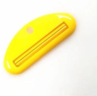 Inspire Select Manual Toothpaste Tube Squeezer Clip   Bathroom Accessory Dispenser Tool For Easy Squeezing & Waste Free Tube Use yellow