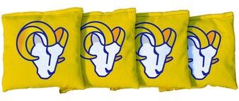 Skip's Garage Los Angeles Rams NFL White Cornhole Bags