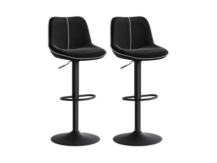 VASAGLE Barhocker Barstühle (2er), 2 Barhocker, 2 Barstühle, höhenverstellbar, drehbar
