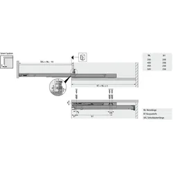 Hettich, Schubladenauszüge, Actro 5D Silent System