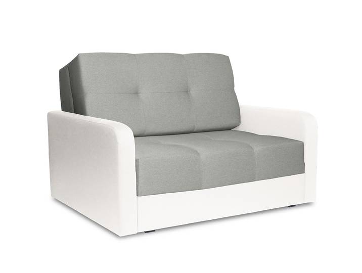 Sofa TOP II Aschegrau/weiß (Bahama 31 + Soft 17)