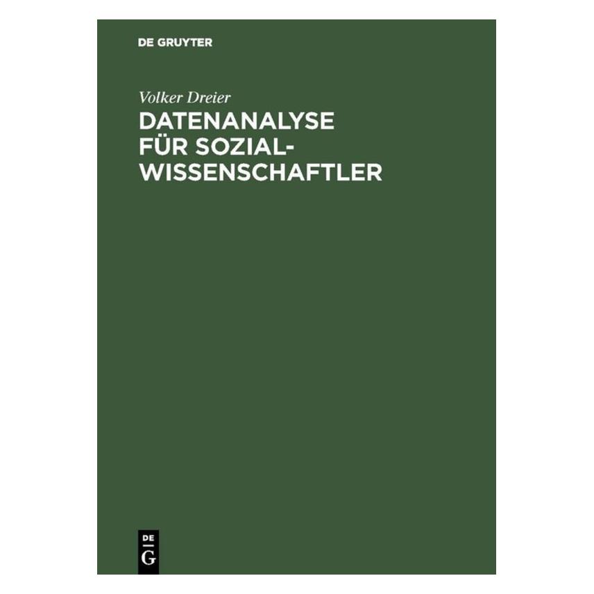 De Gruyter Dreier,V.:Datenanalyse f.Sozialwissens. (67827942)