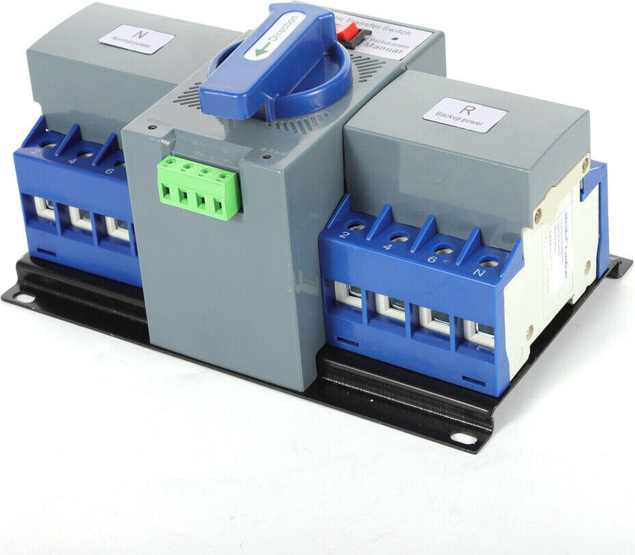 Enjoyshopping Automatische omvormelaar met dubbele voeding en transferschakelaar, 63A