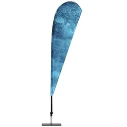 Showdown Displays Fahnenmast »Beachflag Promo Wind und Tropfen« - ohne Bezug
