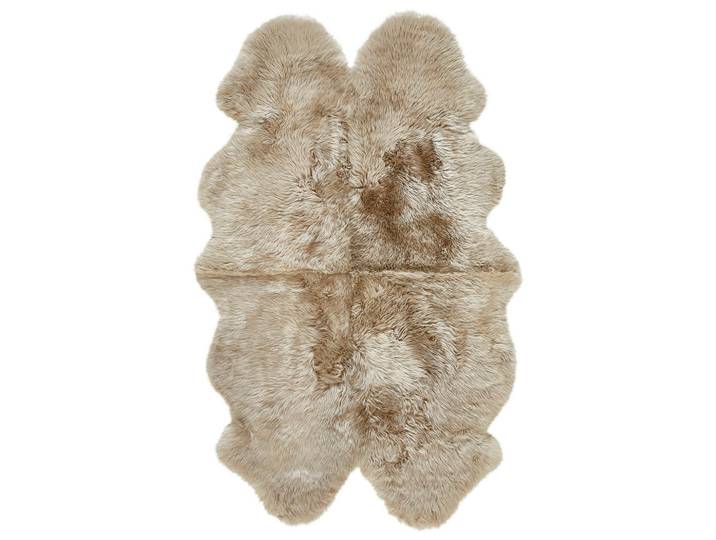 Linea Natura Schaffell, Beige, Fell, Schaf, Tierform, 110x180 cm, Bsci, platzsparend, Teppiche & Böden, Teppich, Schaffell & Kuhfell