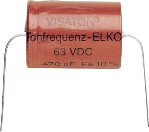 Visaton Bipolar Elco 100 UF Lautsprecher-Kondensator 100 µF