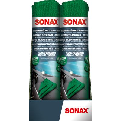 SONAX Reinigungstücher MicrofaserTücher Scheibe+Innen 04984410