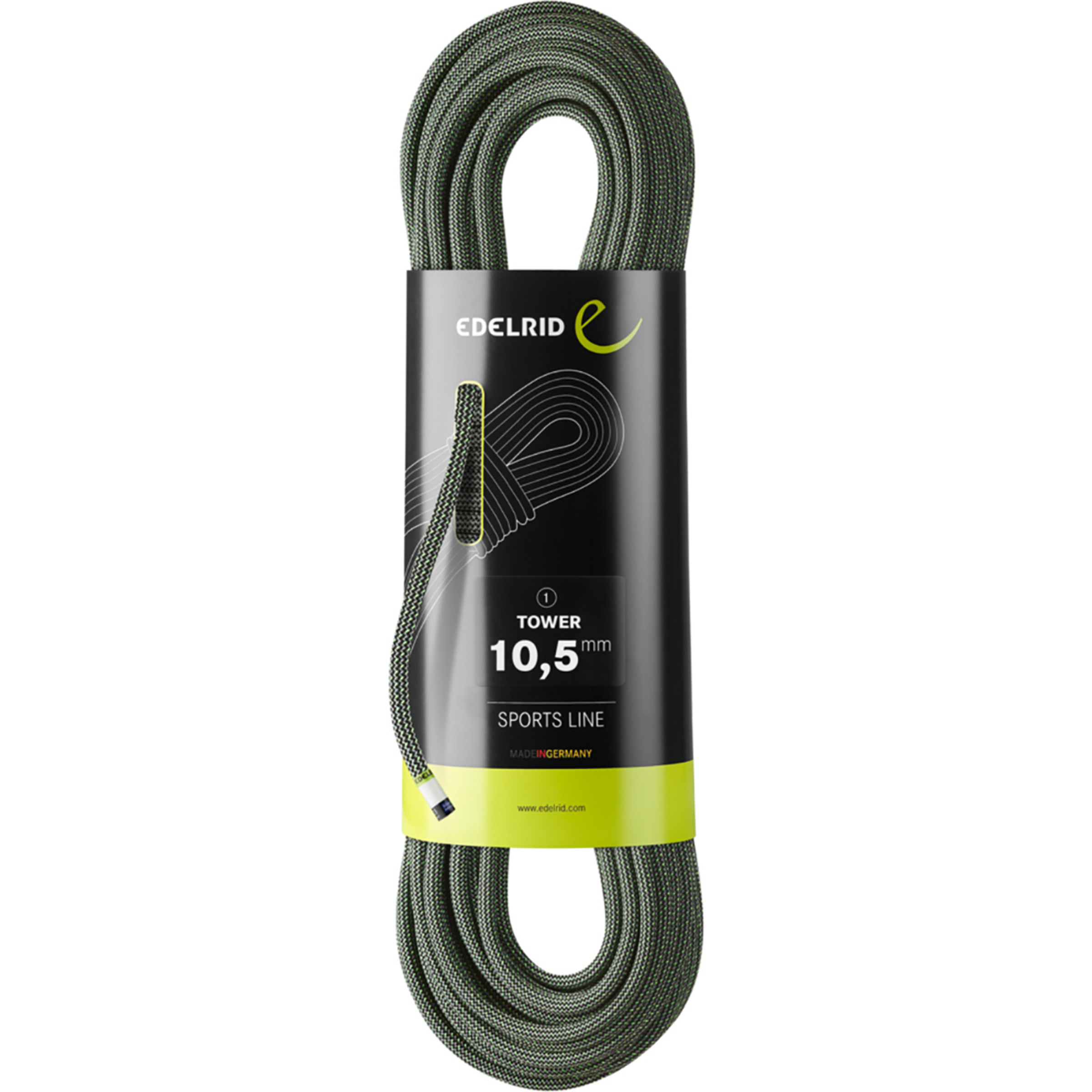 Edelrid Tower 10.5 Kletterseil Kletterseile oliv Größe 60M Sportklettern