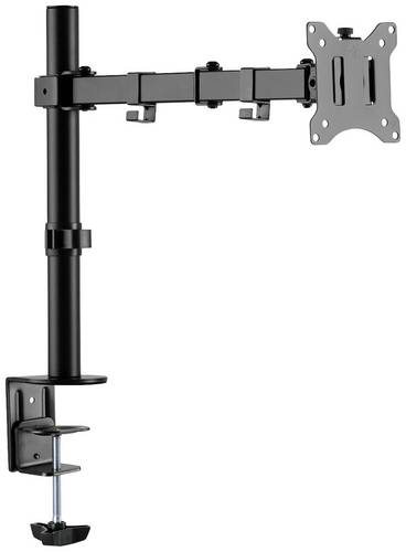 DIGITUS Universal Single Monitorhalter mit Klemmbefestigung - Tischmontage