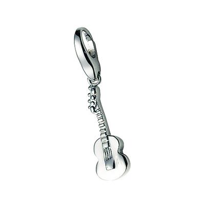 Charm-Einhänger "Gitarre, Silber 925", silber, GIORGIO MARTELLO MILANO, Charms, Damen, Silber 925 (Sterlingsilber)