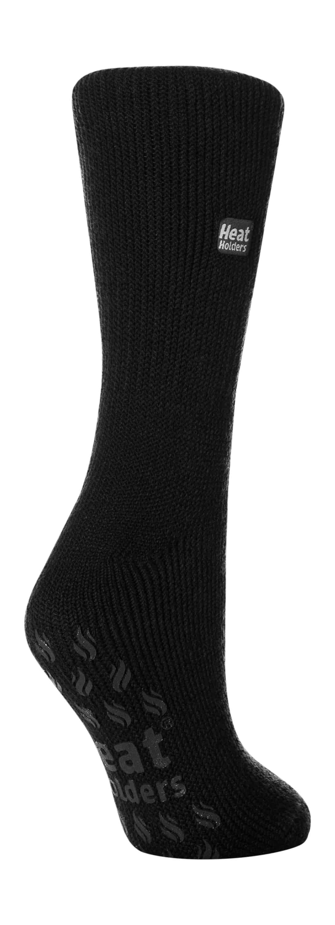 Heat Holders - Thermische pantoffelsokken voor dames - Zwart