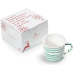 Gmundner Keramik, Tasse, Grüngeflammt Kaffeehäferl (024 L) (240 ml, 1x)
