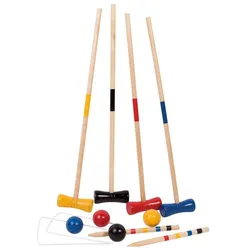Winfun Krokettnetz Aus Holz 4 Spieler