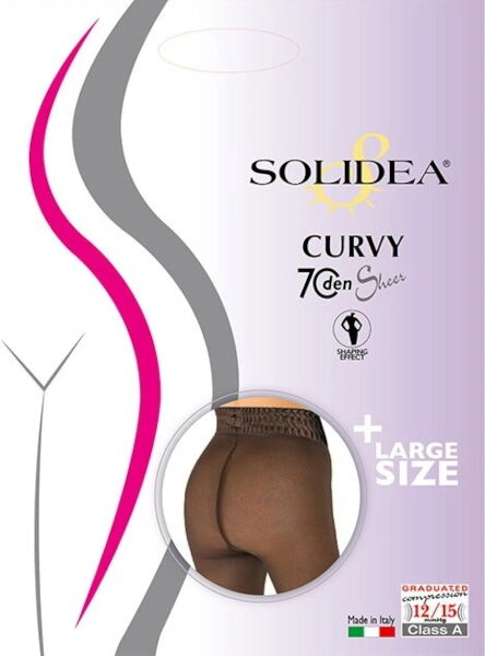 Solidea Curvy 70 Sheer Color Visone - M