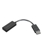 Lenovo Video- / Audio-Adapter DisplayPort / HDMI M bis W 22,5 cm Schwarz 4K Unterstützung für ThinkCentre M710 M715 M720 M810 M820 M910 M920 (4X90R61023)