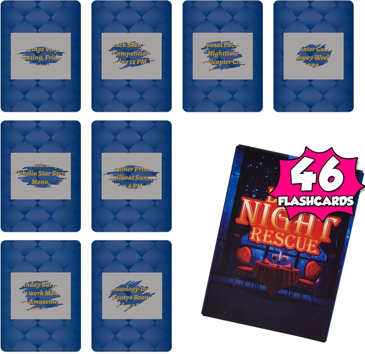 INF 46 Paar Kratzkarten für Date-Ideen – Mehrfarbige Papierkarten für interaktive Date-Nights und Partyspaß
