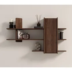Wandhängeregal Holzregal 140 cm breit 86 cm hoch