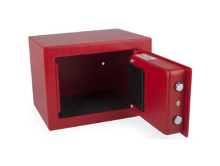 Mini coffre-fort, avec serrure électronique, noir