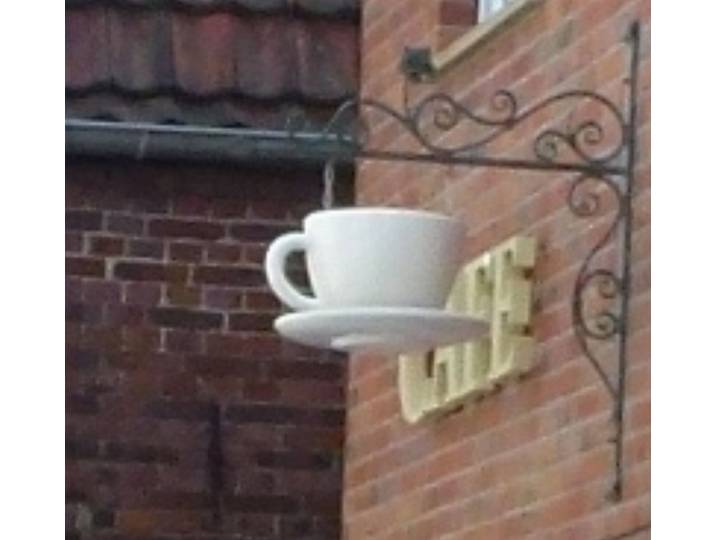 Walt-Deko Dekofigur Kaffeetasse mit Unterteller 80cm breit
