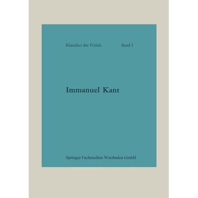 Immanuel Kant, Taschenbuch von , VS Verlag für Sozialwissenschaften, 978-3-663-19698-3