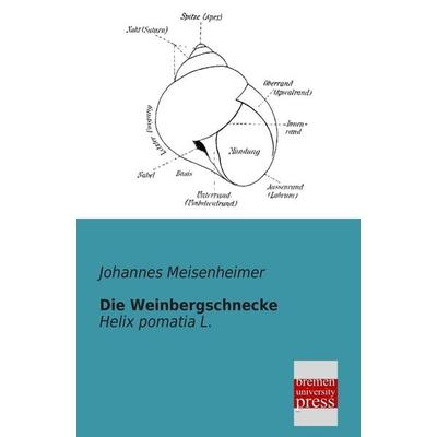 Die Weinbergschnecke, Taschenbuch von Johannes Meisenheimer, Bremen University Press, 978-3-95562-156-8