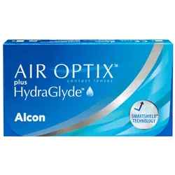 Air Optix, Kontaktlinsen, HydraGlyde (-4.5, Monatslinse, 6 Stk., Sphärisch)