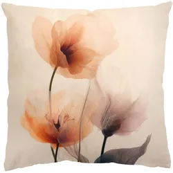 DEKOKISSEN Pergamentblumen I 40/40 cm