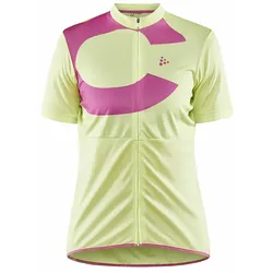 CRAFT Core Endur Logo Fahrradtrikot Damen 541719 - giallo/camelia M