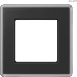 Jung AV581GLMSW Glasrahmen 1-fach senkrecht eu waagerecht e Montage Glas A VIVA sc